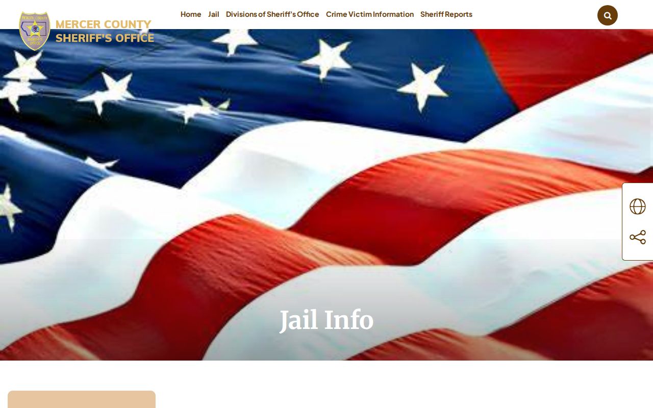 Mercer County criminal history jail information